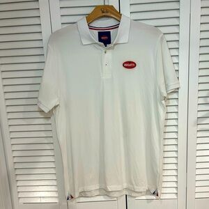 Bugatti white polo shirt NWOT 3XL
